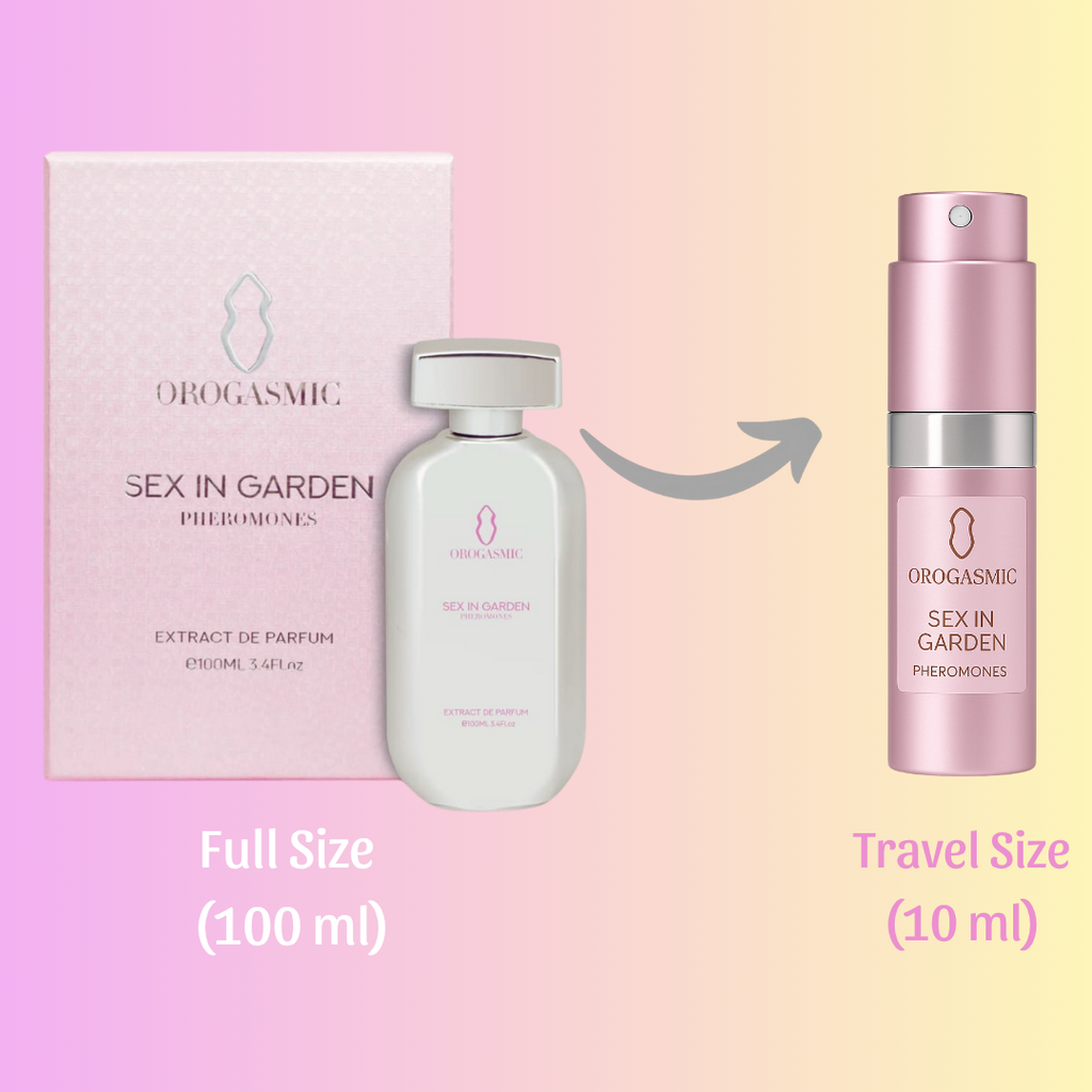 Orogasmic - Sex in the Garden | Regal White Floral Perfume with Pheromones 10ml TRAVELO refillable