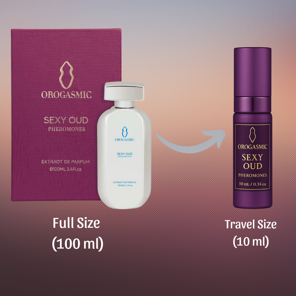 Orogasmic - Sexy Oud | Luxurious Pheromone Oud Perfume 10ml TRAVELO refillable