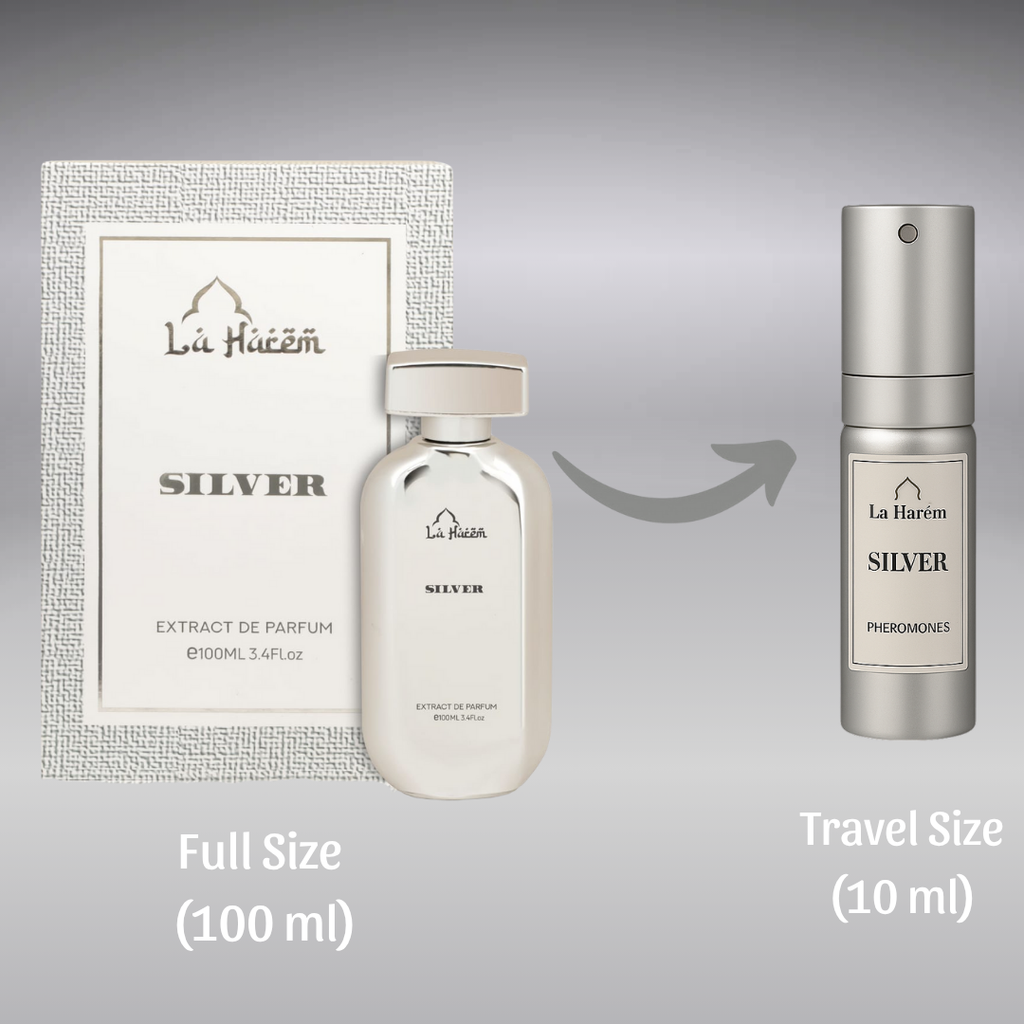 La Harem - Silver | Irresistibly Fresh & Spicy Masculine Perfume 10ml TRAVELO refillable